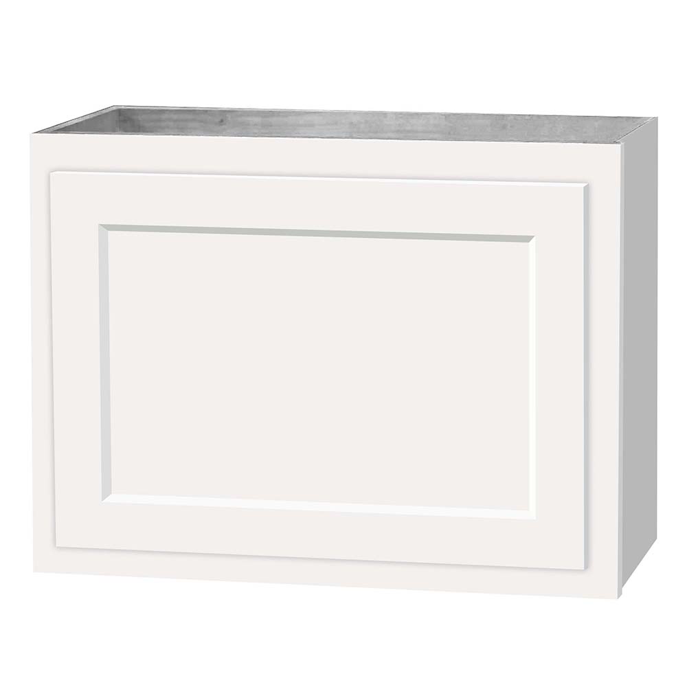 Kitchen Kompact Wall Cabinet, 24"X18"X12", White