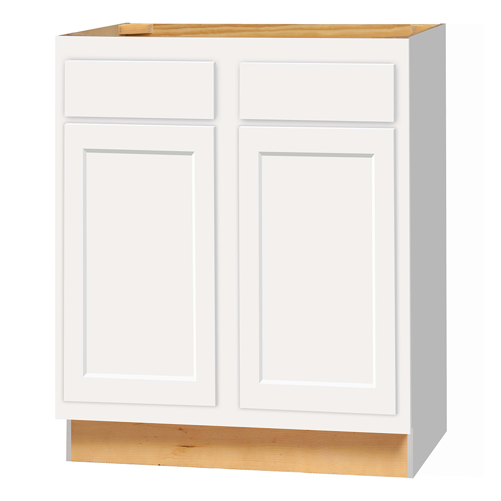 Base Cabinet, 30" x 34.5" x 24", White Shaker