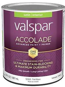 1200 Series 028.0012003.005 Interior Paint and Primer, Tint, Satin, White, 1 qt Plastic Can