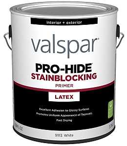 Pro-Hide 91113 Series 028.0091113.007 Stain Blocking Primer, White, 1 gal Metal Pail