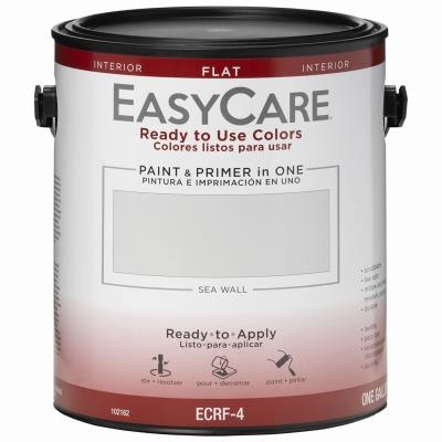 EasyCare Ready To Use Interior Paint, Flat Sea Wall, 1G