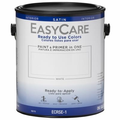 EasyCare Ready To Use Interior Paint, Satin White, 1G