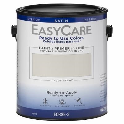 EasyCare Ready To Use Interior Paint, Satin Italian Straw, 1G