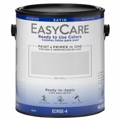 EasyCare Ready To Use Interior Paint, Satin Sea Wall, 1G