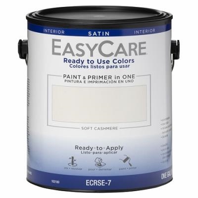 EasyCare Ready To Use Interior Paint, Satin Soft Cashmere, 1G