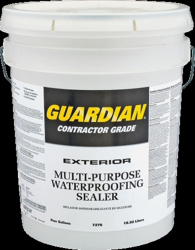 044.0007276.008 Sealer, Exterior/Interior, Liquid, Clear, 5 gal, Pail