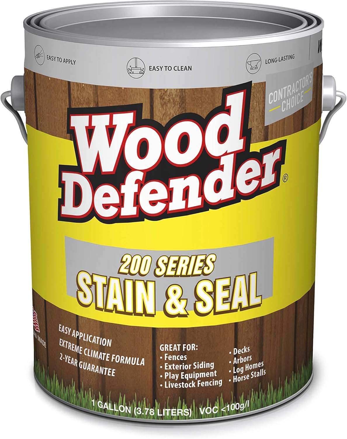 200 200406-1 Stain and Sealer, Semi-Transparent, Sierra, 1 gal, Can