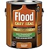 Easy Seal FLDES130/01 Premium Stain and Sealer, Semi-Transparent, Mahogany, 1 gal, Can