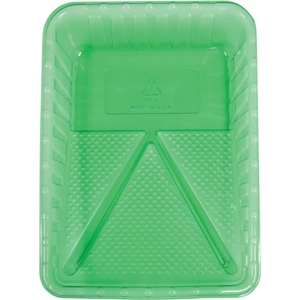 00182 Tray Liner, Plastic, 2 qt Capacity, Green, 9 in