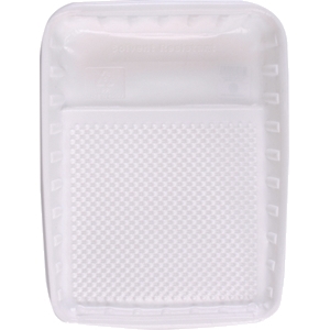 00180 Tray Liner, Plastic, 3 qt, White, 9 in