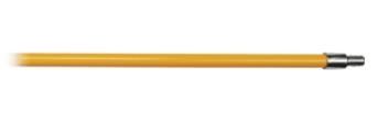 00344 Extension Pole, 4 ft L, Fiberglass, Yellow