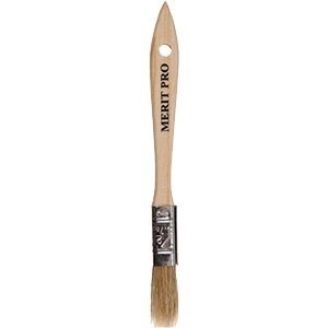 00014 Paint Brush, 1/2 in W, Chip Flat Brush, China Bristle