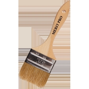 00018 Paint Brush, 2-1/2 in W, Chip Flat Brush, China Bristle