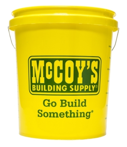 1050680 Bucket, 1 gal, Yellow