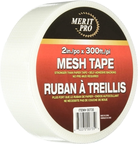 177493 MESH TAPE FIN PRO WHITE 2X300'