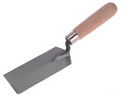 G01920 Margin Trowel, 5 in L Blade, 2 in W Blade, Carbon Steel Blade, Hardwood Handle