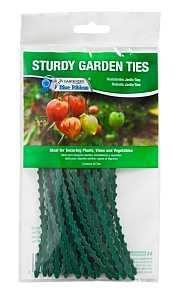 T013B Garden Tie, 8 in L, Plastic, Green