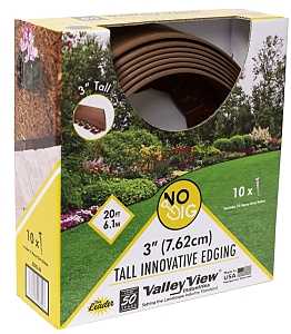 NDETC-20MC Innovative Landscape Edging Coil, 20 ft L, 3 in H, Resin, Black