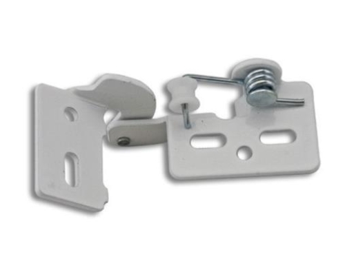 6DS100WH Hinge Cab Youngdale, 1/2 in Inset, White