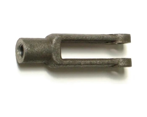 80570 Yoke End, 1/2-20 Thread, 3 in L, Steel, 2/PK