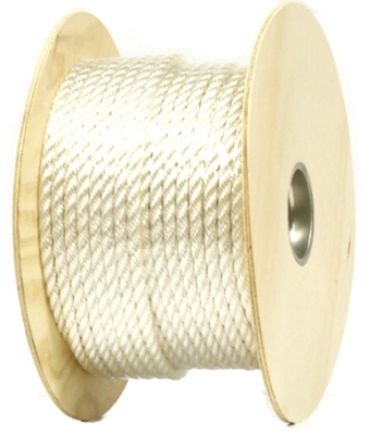 644541TV Rope, 1/2 in Dia, 250 ft L, 535 lb Working Load, Nylon