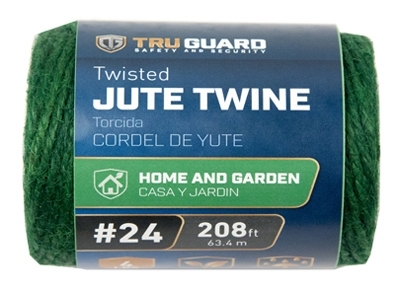 642051 3-Ply Twine, 208 ft L, 4 lb Working Load, Jute, Natural