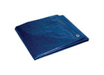 81012 Cut Size Tarp, 10 ft L, 12 ft W, 5 mil Thick, Polyethylene, Blue