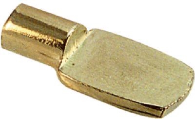 241940 Shelf Support Peg, Spoon, Brass, Metal