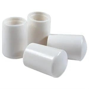 19203 Furniture Leg Tip, Vinyl, White, 1 in Dia