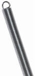 C319 Extension Spring, 8-1/2 in L, Alloy Steel, Galvanized, 0.054 in Wire