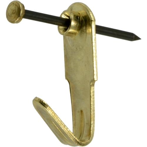 Professional Series 24533 Picture Hanger, 20 lb, Brass