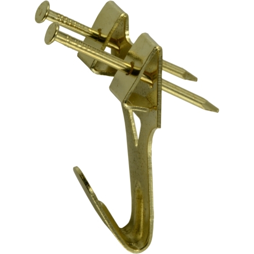 24538 Picture Hanger, 40 lb, Brass