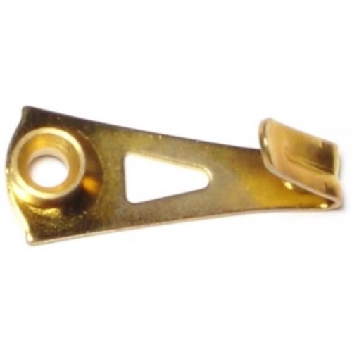 24540 Concrete and Brick Picture Hanger, 30 lb, Brass