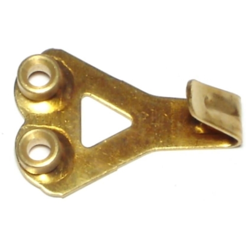 24541 Concrete and Brick Picture Hanger, 50 lb, Brass