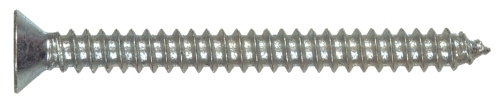 881858 Screw, #6 Thread, 1/2 in L, Flat Head, Phillips Drive, Stainless Steel
