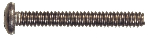 883014 Machine Screw, #6-32 Thread, 1 in L, Coarse Thread, Pan Head, Phillips Drive, Stainless Steel