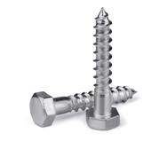 SLB51603T304 Lag Bolt, 5/16 in Thread, 3 in OAL, Stainless Steel