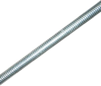 11033 Threaded Rod, 5/8-11 Thread, 3 ft L, Steel, Zinc, Coarse Thread