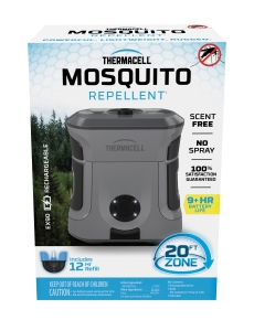 EX90GREY Rechargeable Mosquito Repeller, Gray Housing