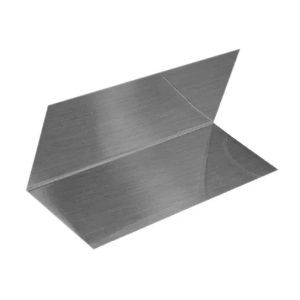 68707 Pre-bent Step Flashing, 7 in L, 2-1/2 in x 2-1/2 in Profile, 32 ga Gauge, Steel, Galvanized, Mill