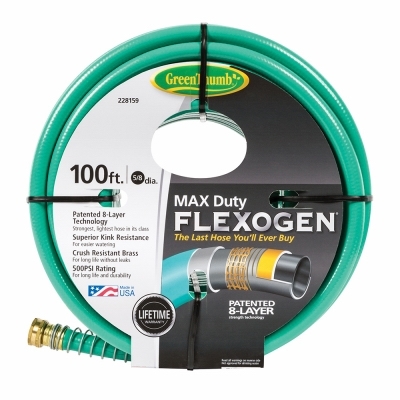 Green Thumb 864001-1006 Flexogen Hose, 5/8 in, 100 ft L, Coupling