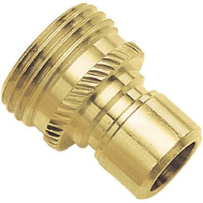 Green Thumb 09QCMGT Hose Quick Connector Male, Male, Solid Brass