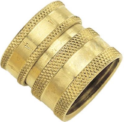 Green Thumb 09QCFGT Hose Quick Connector Female, Female, Solid Brass