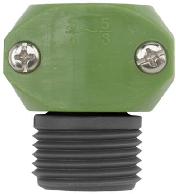 Green Thumb 31MGT Hose Coupler, 5/8 x 3/4 in, Male, Poly