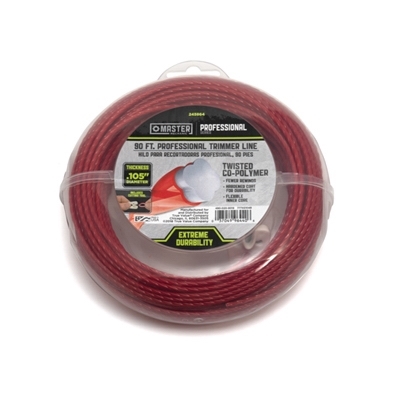 245864 Trimmer Line, 0.1 in Dia, 90 ft L, Co-Polymer