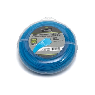 245865 Trimmer Line, 0.06 in Dia, 220 ft L, Polymer, Blue