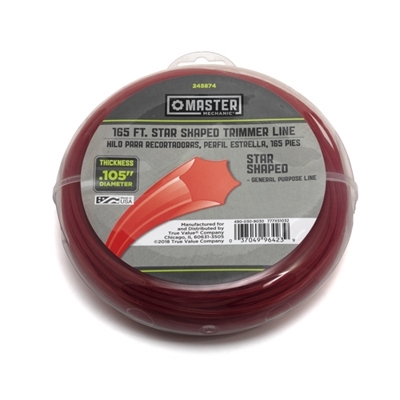 245874 Trimmer Line, 0.1 in Dia, 165 ft L, Red