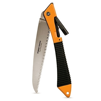 390680-1004 Pruning Folding Saw, Steel Blade, Contoured, Soft Grip Handle, 7 in OAL
