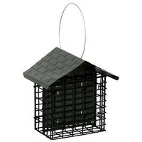 38070 Suet Buffet Bird Feeder, 2 Cakes, Metal/Steel, Black, 7 in H