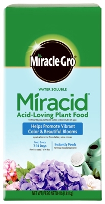 Miracid 1850011 Acid Loving Plant Food, 4 lb Box, Solid, 30-10-10 N-P-K Ratio
